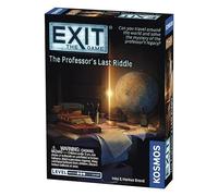 Thames & Kosmos - EXIT: The Professor’s Last Riddle - Level: 3/5 - Unique Escape Room Game - 1-4 Players - Puzzle Solving Strategy Board Games for Adults & Kids, Ages 12+ - 692864