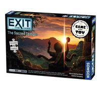 Thames & Kosmos EXIT: The Sacred Temple Jigsaw Puzzle - Escape Room Game, Level 3/5, 1-4 Players, Ages 10+ (692877)