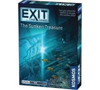 Thames & Kosmos EXIT: The Sunken Treasure - Escape Room Game, Level 2/5, 1-4 Players, Ages 12+ (694050)