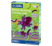 Thames & Kosmos Gross Gummy Candy Lab Worms & Spiders V2.0, Tasty Labs STEM Experiment Kit, Make Yummy Gummy Candies in Creepy Shapes, Explore Chemistry, Made in USA, Food Ingredients Included