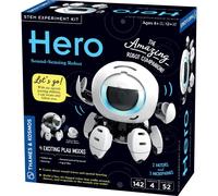 Thames & Kosmos Hero: Sound Sensing Robot, Kids Science Kit, Learning Resources for Sound Waves and Spatial Hearing, STEM Toys for Science Experiments, Age 8+ with Help & Age 12+ Alone
