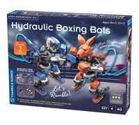 Thames & Kosmos Hydraulic Boxing Bots STEM Experiment Kit | Build Two Hydraulic-Powered Boxing Robots! | Explore Hydraulic Water-Powered Systems | Ch