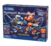 Thames & Kosmos Hydraulic Boxing Bots STEM Experiment Kit | Build Two Hydraulic-Powered Boxing Robots! | Explore Hydraulic, Water-Powered Systems | Challenge a Friend to a Robot Duel!