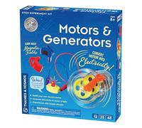 Thames & Kosmos Motors & Generators, Kids Science Kit, Learning Resources About Electric Motors and Electricity, STEM Toys for Science Experiments, Age 8+