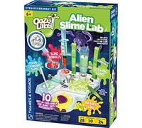 Thames & Kosmos Ooze Labs Alien Slime Lab, Kids Science Kit, Learning Resources for Chemistry, STEM Toys for Science Experiments, Age 6+