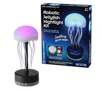 Thames & Kosmos Robotic Jellyfish Nightlight Kit | STEM Experiment Kit for Kids | Build Your Own Light-Up Motorised Jellyfish Lamp| Learn about Planetary Gears and LED Lights | Ages 8+