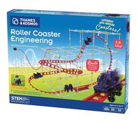 Thames & Kosmos Roller Coaster Engineering, Kids Science Kit, Learning Resources for Physics of Force, Motion, and Energy, STEM Toys for Science Experiments, Age 6+