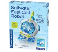 Thames & Kosmos Saltwater Fuel Cell Robot STEM Experiment Kit | Build a Walking Robot, No Batteries Required, Walks Up to 1 Hour on 1 Drop of Salt Water, Explore Non-Toxic, Renewable Energy, Ages 8+