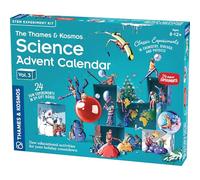 Thames & Kosmos - Science Advent Calendar Vol 3 - 2025 Edition - Kids Science Calendar for the Holiday Season, 24 Daily Fun Experiments for Kids, STEM Fun at Christmas, For Solo or Group Use, Ages 8+