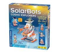 Thames & Kosmos SolarBots: Cosmic Explorers | STEM Kit for Kids Age 8+ | Build 5 Solar-Powered Robots | Walk, Crawl, Spin & Roll | No Batteries Needed | Explore Solar Energy
