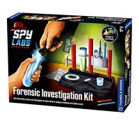 Thames & Kosmos Spy Labs Forensic Investigation Kit, Kids Science Kit, Learn to Collect and Analyse Forensic Evidence, Detective STEM Toys to Develop Problem-Solving Skills, Age 8+