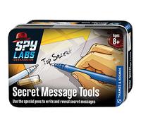 Thames & Kosmos Spy Labs Secret Message Tools, Detective Toy with Invisible Ink Pen for Exchanging Confidential Messages, Toys to Develop Problem-Solving Skills, Age 8+