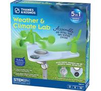 Thames & Kosmos - Weather & Climate Lab - Kids Science Kits, Learning Resources About Physics and Engineering, STEM Toys for Science Experiments, Ages 6+, White