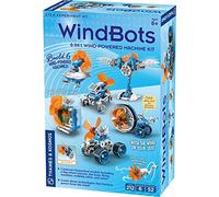 Thames & Kosmos WindBots 6-in-1 Engineering STEM Kit | Build 6 Wind-Powered Bots, No Batteries/Electricity Required | Explore Wind Technology, Gear Ratios & More | Full-Color Manual & Experiment Guide