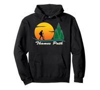 Thames Path Hiking path, Trails, ways and rivers Pullover Hoodie
