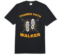 Thames Path Walker Walking Rambling Footpath Comfort Colors Adult Heavyweight T-Shirt