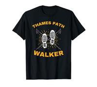 Thames Path Walker Walking Rambling Footpath T-Shirt