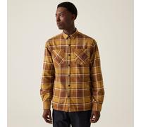 'Thamos' Long Sleeved Checked Shirt Regatta Brown XL