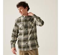'Thamos' Long Sleeved Checked Shirt Regatta Green S