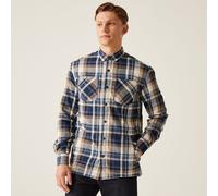 'Thamos' Long Sleeved Checked Shirt Regatta Navy XXXL