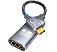 THANDBLE USB C to HDMI 2.1 Adapter, Support 8K@60Hz and 4K 120Hz, Dynamic HDR, Thunderbolt 3/4/5, USB 4 Port, Type C to HDMI Adapter for MacBook Pro/Air, XPS, ThinkPad, iPhone 15/16 Series