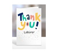 Thank card for Laborer, men, women, him, her, colleague, boss, manager, supervisor, friend, gifts, presents for christmas, happy birthday, A5-213b_56