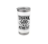 Thank God I'm an Atheist Stainless Steel Insulated Tumbler