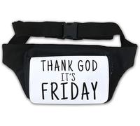 Thank God It's Friday Waist Bag Fanny Pack White