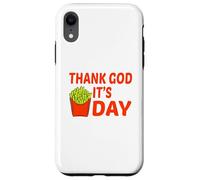 Thank God Its Fries Day Funny TGIF Lover Food Humor Design Case for iPhone XR