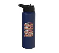 Thank God Trust God Find God Religious Stainless Steel Insulated Water Bottle