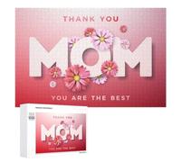 Thank Mom You Are The Best Decorative Jigsaw Puzzle for Adults, 1000 PCS