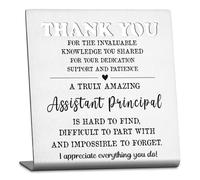 Thank You Appreciation Gifts Assistant principal, A Truly Great Assistant principal Plaque, Leaving Going Away,Graduation Season Back to School Gift, Metal Decorative Signs Plaques SL47