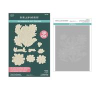 Thank You Bouquet 3D Folder and Stencil Bundle from The Tabbed Classics Collection by Wendy Vecchi