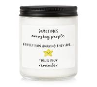 Thank You Candle, Thank You Gifts for Women Men, Lavender Scented Candles Gifts for Women, You're Amazing Candle, Inspirational Appreciation Gift for Teacher Nurse Mentor Friend Family Colleague