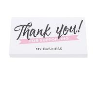 Thank You Card 150Pcs Premium Coated Paper Gratitude Appreciation Cards with Pretty Designs for Wedding Graduation Thanksgiving 3.54 x 2.13 Inch (C)