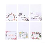 Thank You Card Bundle of 60 Gold Foil Units Featuring 6 Distinct Blessing Patterns Designed for Consistent Messaging in Various Contexts (A)