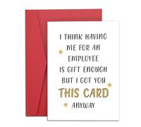 Thank You Card for Boss Women Men Boss Day Gifts for Women Men Boss Appreciation Gifts for Women Boss Lady Funny Card for Him Her Farewell Going Away Goodbye Card for Boss Coworker Leader Supervisor