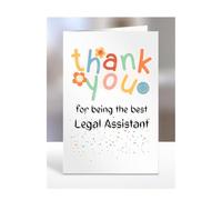 Thank you card for Legal Assistant, men, women, him, her, colleague, boss, manager, supervisor, friend, gifts, presents for christmas, A5-212b_69
