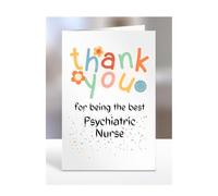 Thank you card for Psychiatric Nurse, men, women, him, her, colleague, boss, manager, supervisor, friend, gifts, presents for christmas, A5-212b_241