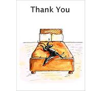 Thank You Card Greyhound Whippet Lurcher Italian Dog - CUSTOM TEXT