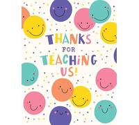 Thank You Card, Thanks for Teaching us - 8 x 6 inches - Regal Publishing