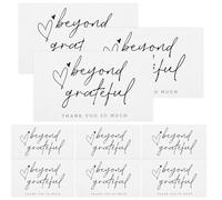 Thank You Cards 100pcs Paper Greeting Cards for Appreciation