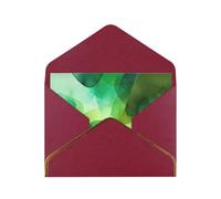Thank You Cards - Blank Greeting Cards in Assorted Colors for Multiple Purposes Green Wonderland
