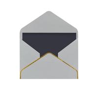 Thank You Cards - Blank Greeting Cards in Assorted Colors for Multiple Purposes Solid color black