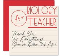 Thank You Cards for Biology Teacher Teacher