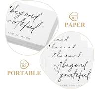 Thank You Cards Paper Greeting Cards 100pcs for Business