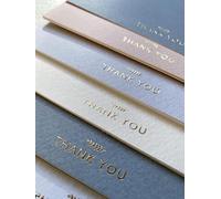 Thank You Cards with Envelopes, 36 Pack - 350 GSM Greeting Cards Set with Gold Foil Stickers & Embossed Design for Baby Shower, Wedding, Teacher, Graduation, Business, Holiday
