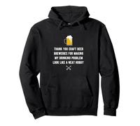Thank You Craft Beer Breweries Funny Lager Lover Dad Gift Pullover Hoodie