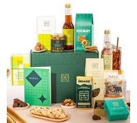 Thank You Dairy-Free Gift Hamper Basket, Luxury Gourmet Gifts for Women, Men, Couples, with Dairy Free Chocolate by EDEN & CO - Plus Non-Alcoholic Mocktails