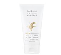 Thank You Farmer Rice Pure Clay Mask to Foam Cleanser 150ml
